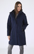 A "PLANCK QW497" Marine Krakatau 3/4 Parka Femme closed photo
