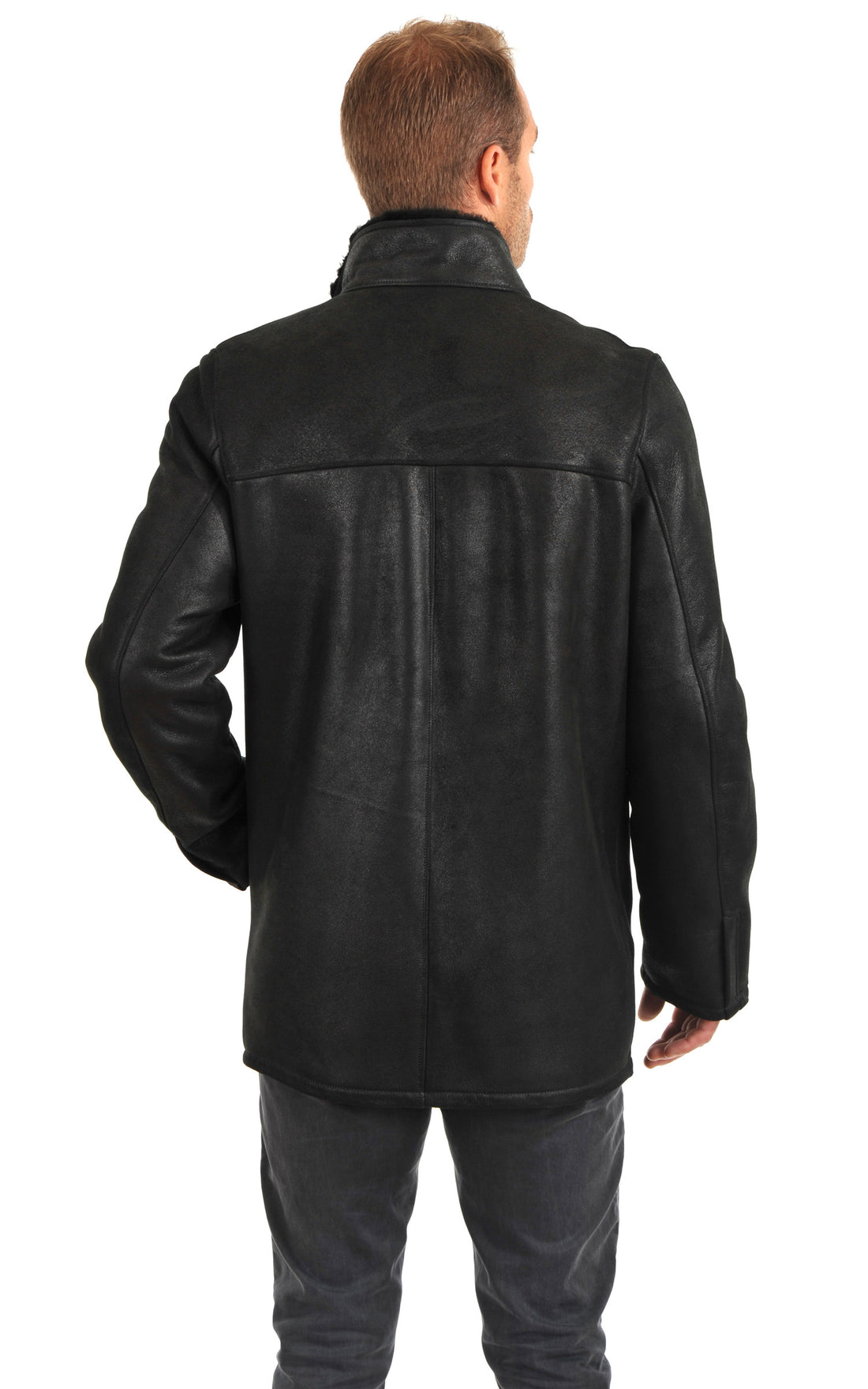 A &quot;MARCO&quot; Noir La Canadienne 3/4 Homme opened photo