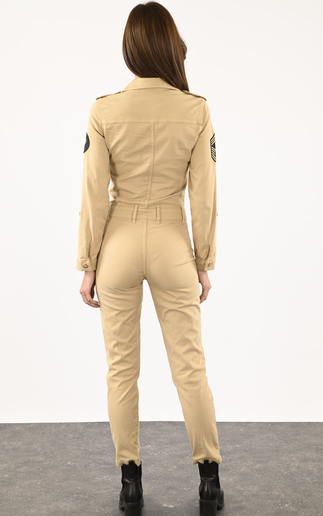A &quot;TR JUMP 21 W&quot; Beige Schott Combinaison Femme opened photo