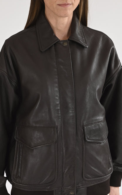 A &quot;LCW DAISY&quot; Marron Schott Pilote Femme details photo
