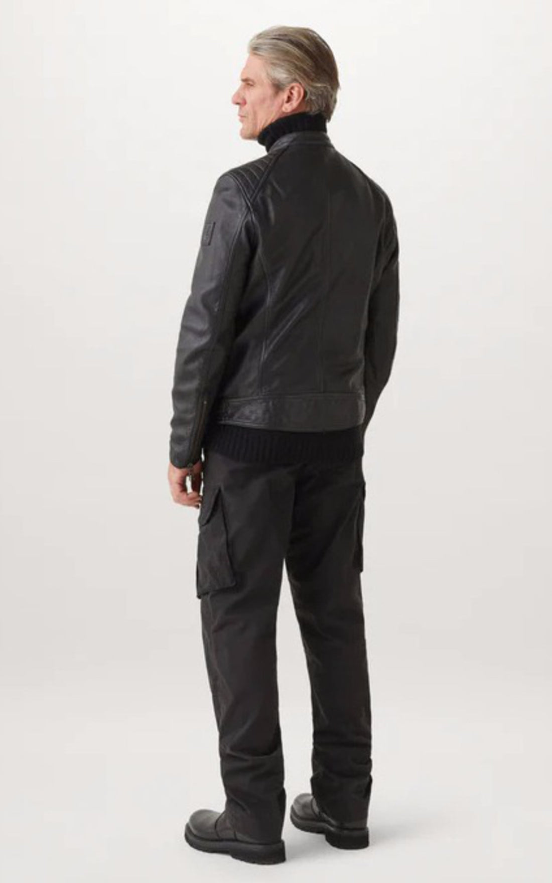 A &quot;V RACER 100038&quot; Noir Belstaff Blouson Homme closed photo