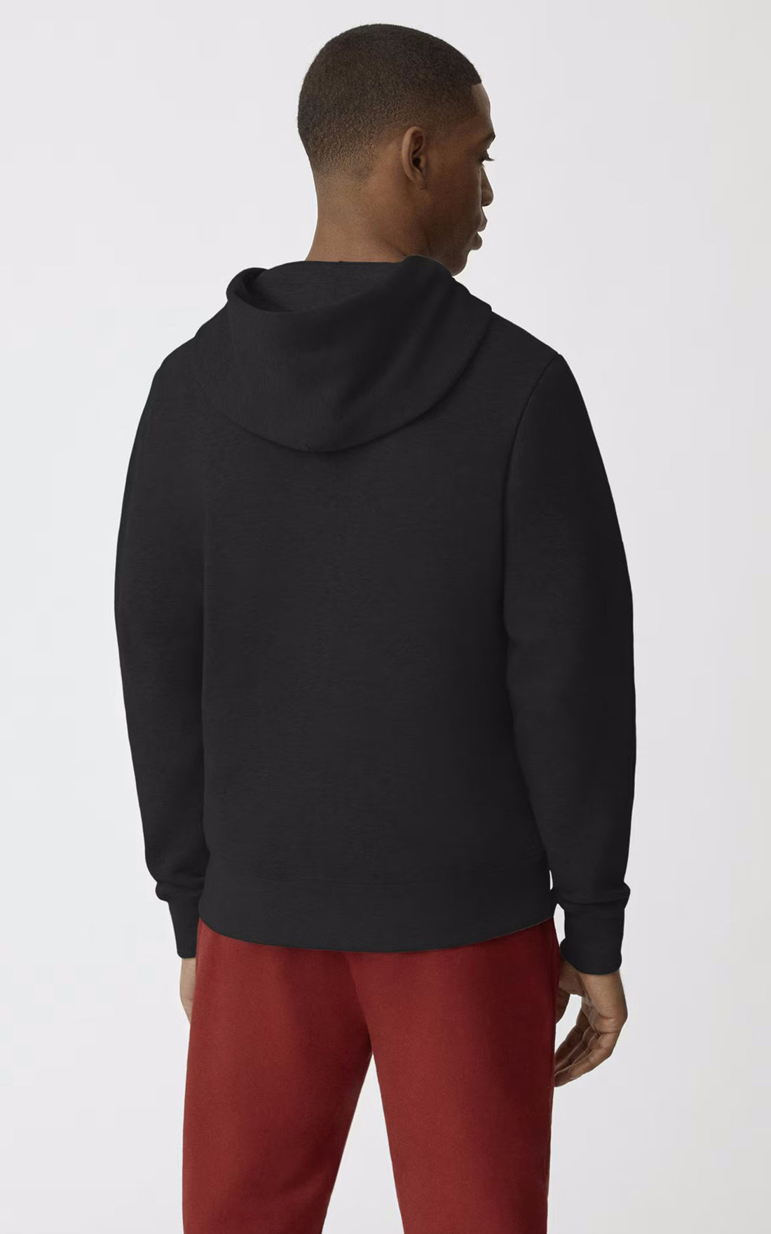 A &quot;HURON ZIP HOODY 7401MB&quot; Noir Canada Goose Pull Homme opened photo