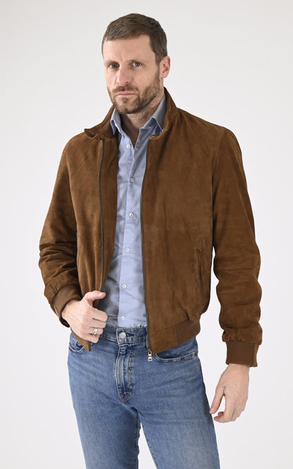 A &quot;PADERMO 7535&quot; Marron Smarty Blouson Homme closed photo