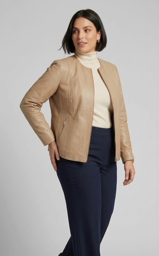 Veste en cuir d&