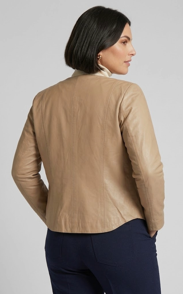 Veste en cuir d&