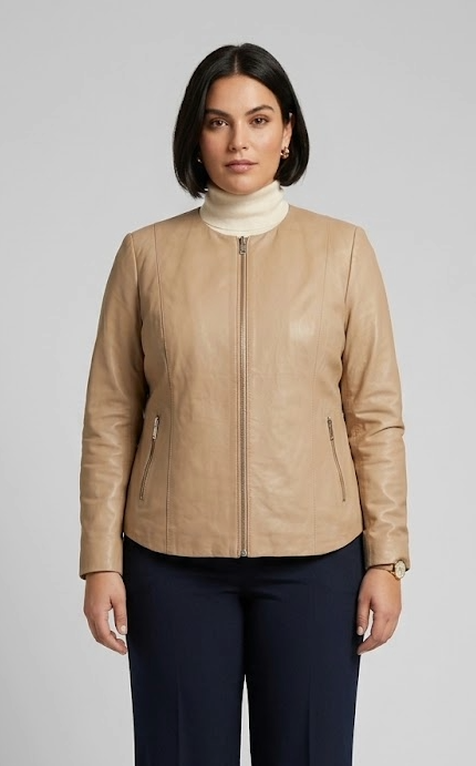 Veste en cuir d&
