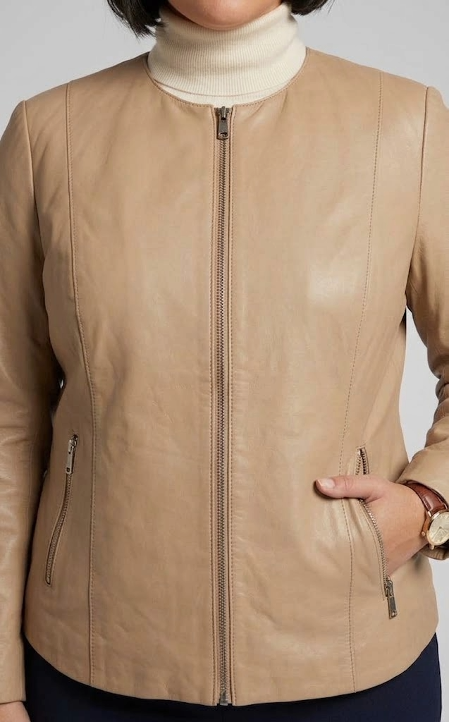 Veste en cuir d&