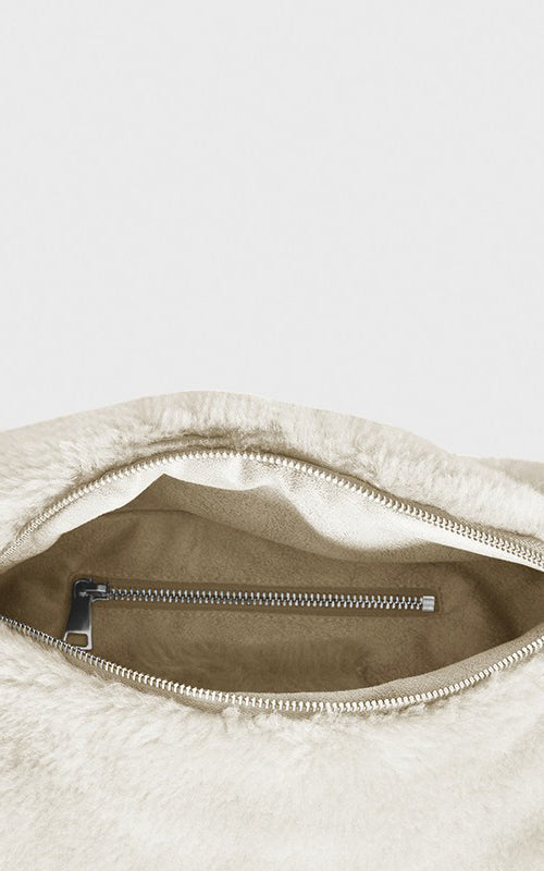 Sac banane laine Jodie beige 4