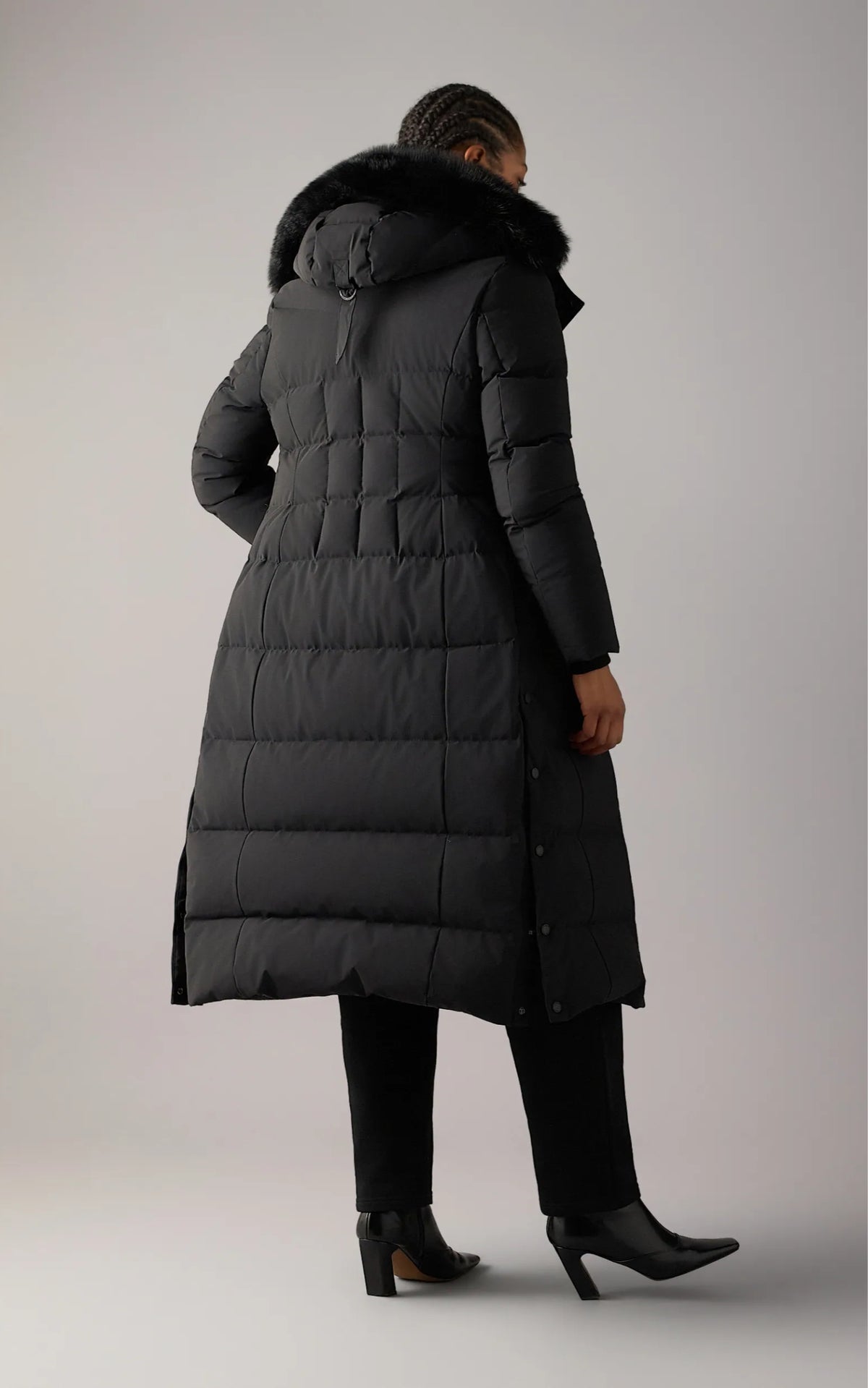 Parka longue Jocada noir