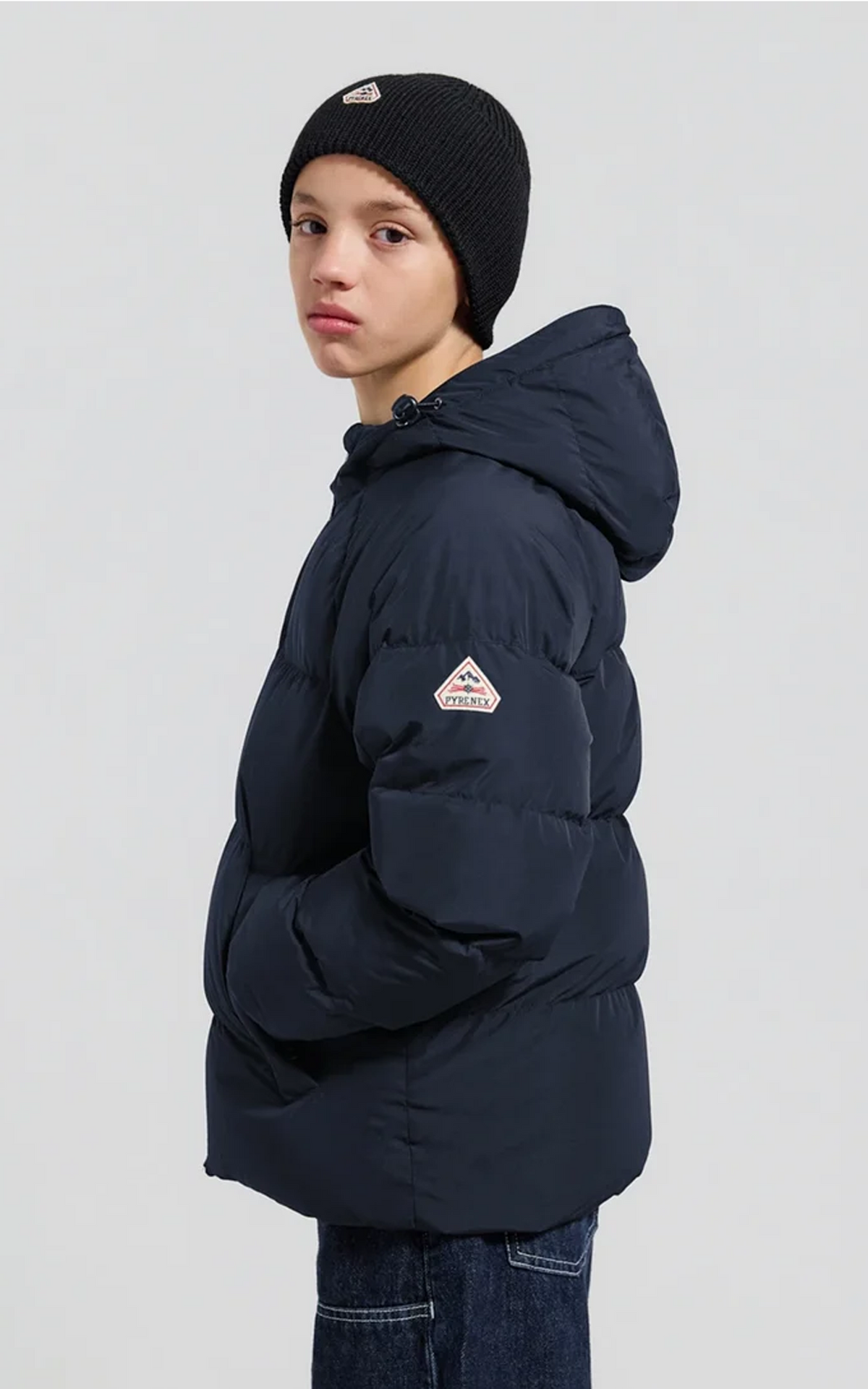 Doudoune à capuche Sten Smooth mixte bleu foncé