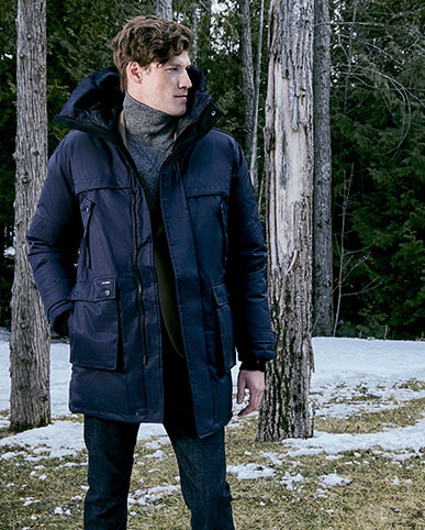 parka homme marques