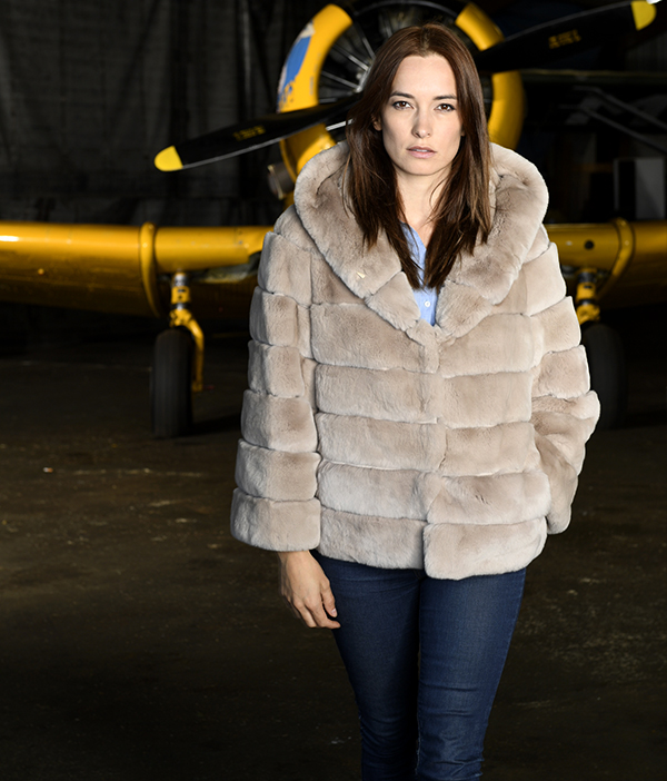 Veste fourrure Rex